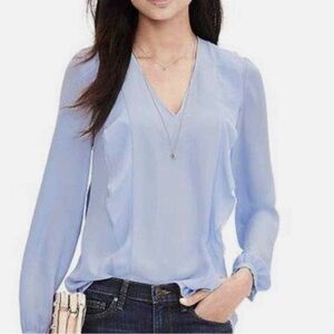 Banana Republic blue blouse